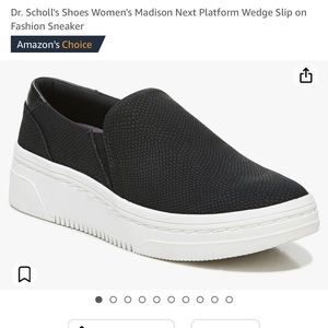 Dr. Scholls Black Slip-On Sneaker